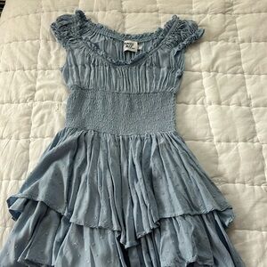 Princess Polly blue romper